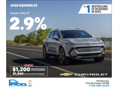 Get the 2025 Chevrolet Equinox EV