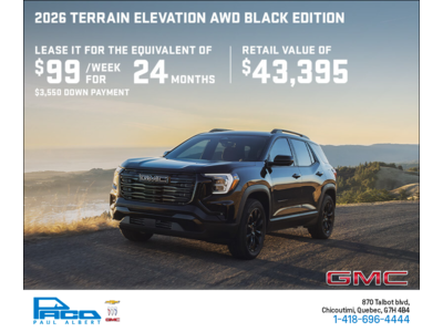 The 2026 GMC Terrain