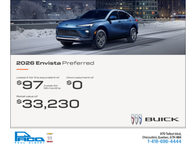 Get the 2026 Buick Envista