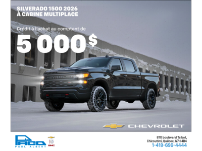 L'événement du mois Chevrolet