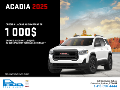 Le GMC Acadia 2025