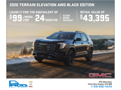 The 2026 GMC Terrain