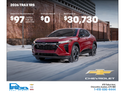 Get the 2026 Chevrolet Trax