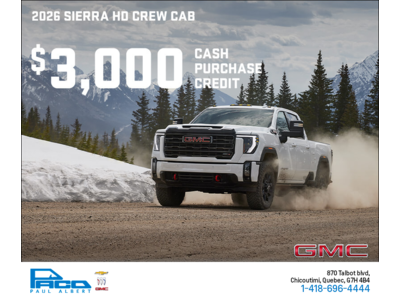 The 2026 GMC Sierra HD Crew Cab