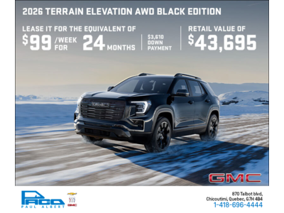 The 2026 GMC Terrain