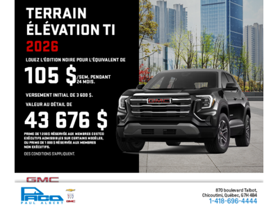 Le GMC Terrain 2026