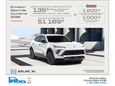 Procurez-vous la Buick Envision 2026