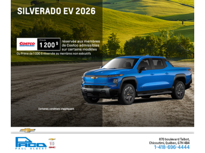 Procurez-vous le Chevrolet Silverado EV 2026