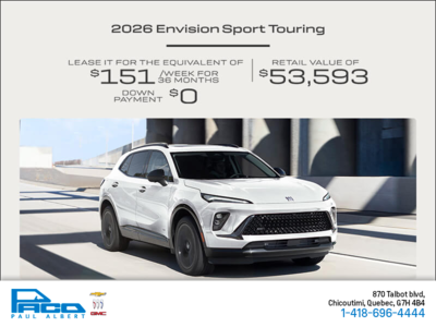 Get the 2026 Buick Envision