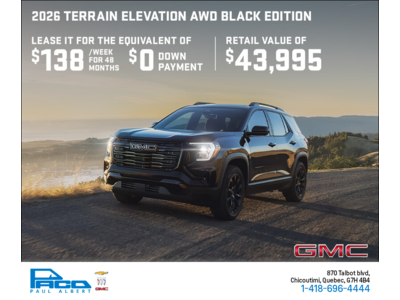 The 2026 GMC Terrain