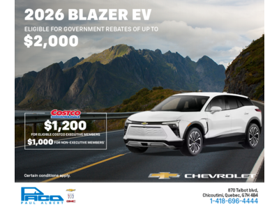 Get the 2026 Chevrolet Blazer EV