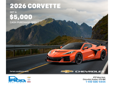 Get the 2026 Chevrolet Corvette