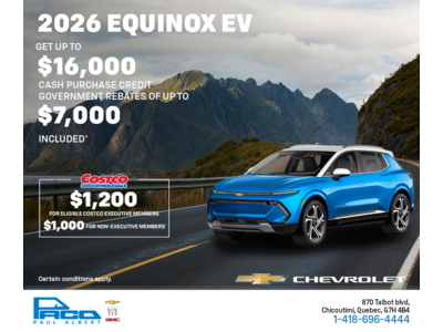 Get the 2026 Chevrolet Equinox EV