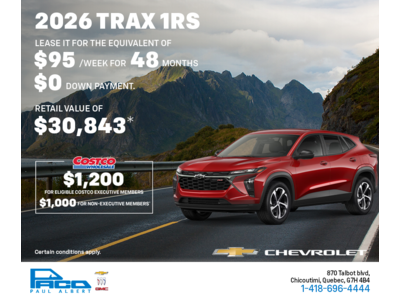 Get the 2026 Chevrolet Trax