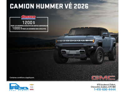 Le GMC Camion Hummer VÉ 2026