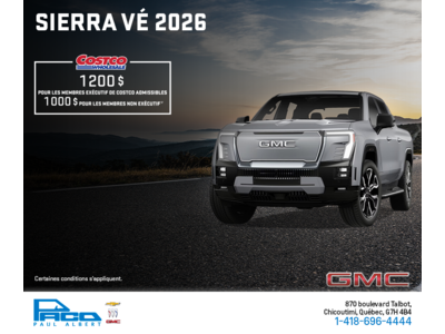 Le GMC Sierra VÉ 2026
