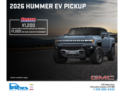 The 2026 GMC Hummer EV Pickup