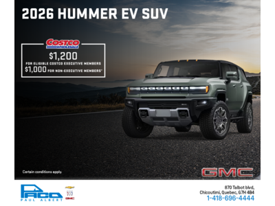 The 2026 GMC Hummer EV SUV