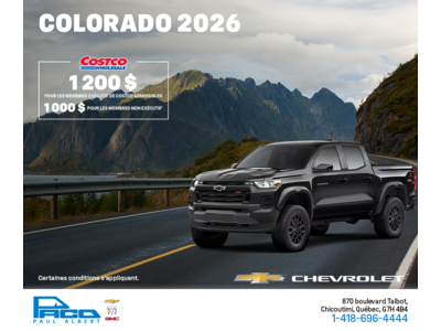 Le Chevrolet Colorado 2026