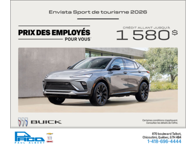 Procurez-vous la Buick Envista