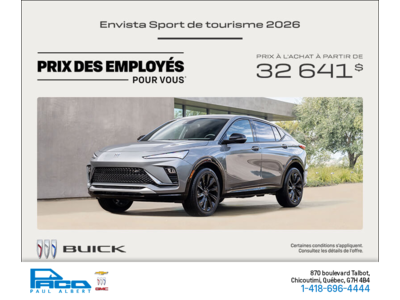 Procurez-vous le Buick  Envista