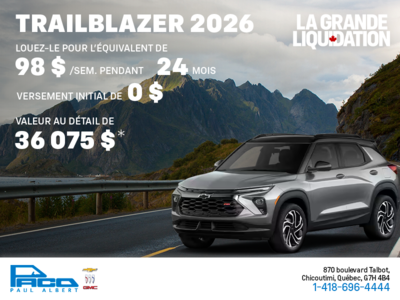 Chevrolet Trailblazer 2026
