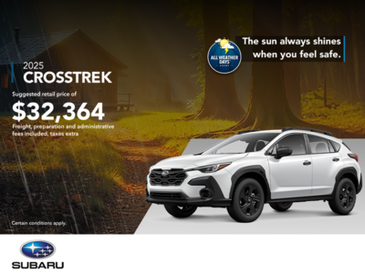 Get the 2025 Crosstrek today!