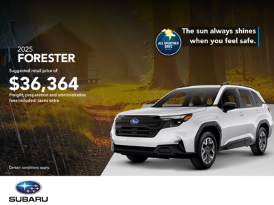 Get the 2025 Forester!