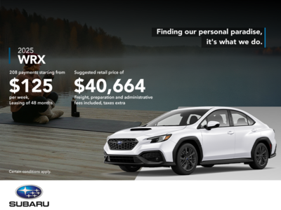 Get the 2025 WRX today!