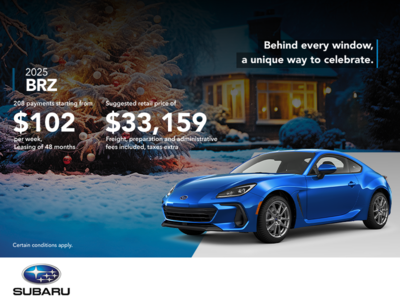 Get the 2025 BRZ today!