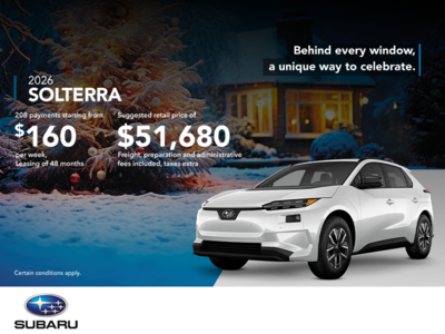 Get the 2026 Solterra today!