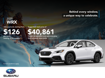 Get the 2025 WRX today!