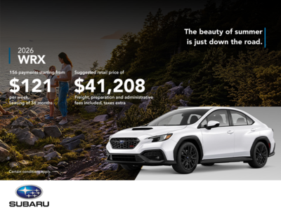 Get the 2026 WRX today!