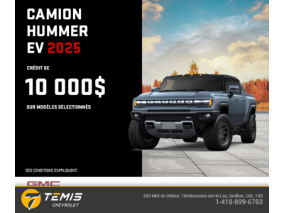 Le GMC Hummer EV VUS 2025