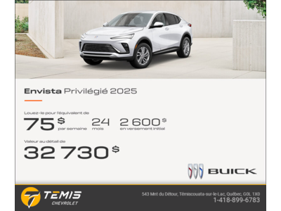 Procurez-vous la Buick Envista 2025