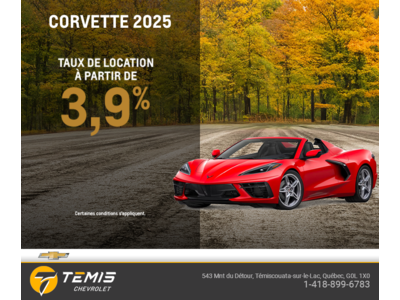 Procurez-vous le Chevrolet Corvette 2025