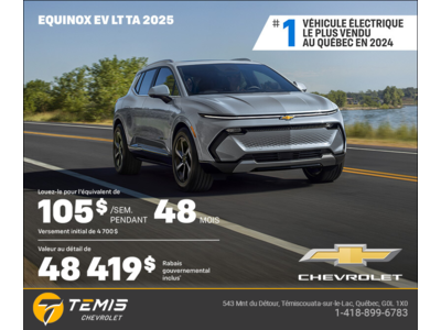 Procurez-vous le Chevrolet Equinox EV 2025
