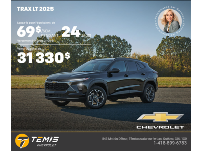 Procurez-vous le Chevrolet Trax LT 2025