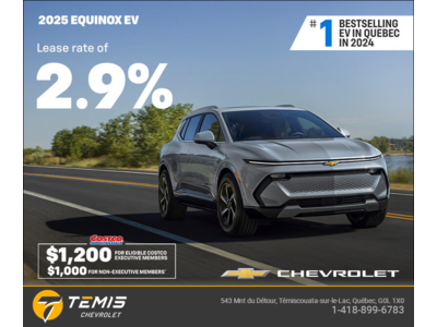 Get the 2025 Chevrolet Equinox EV