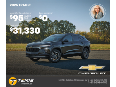 Get the 2025 Chevrolet Trax LT