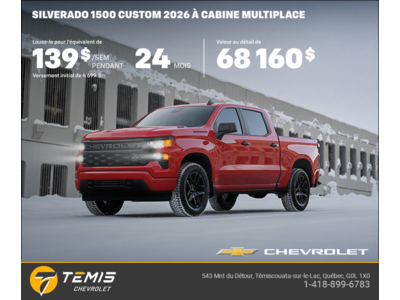 Procurez-vous le Chevrolet Silverado 1500 2026