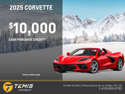 Get the 2025 Chevrolet Corvette