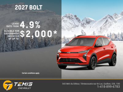 Get the 2027 Chevrolet Bolt