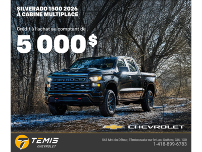 Procurez-vous le Chevrolet Silverado 1500 2026