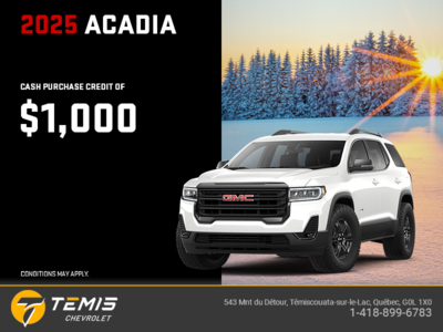 The 2025 GMC Acadia