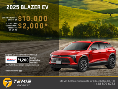 Get the 2025 Chevrolet Blazer EV