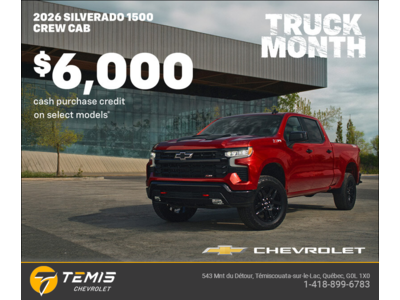 Get the 2026 Chevrolet Silverado 1500 Crew Cab
