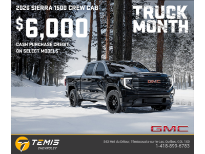 The 2026 GMC Sierra 1500 Crew Cab