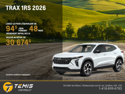 Le Chevrolet Trax 2026