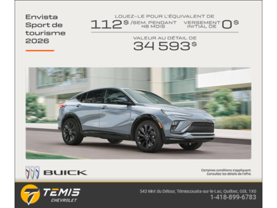 Procurez-vous la Buick Envista 2026